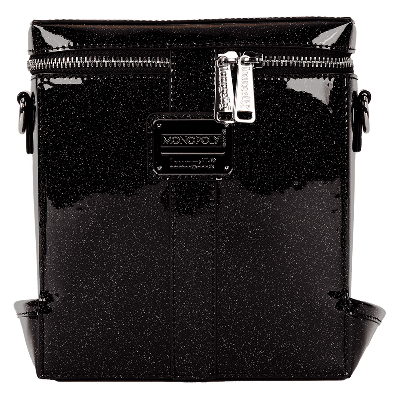 Monopoly 90th Anniversary Top Hat Glitter Figural Crossbody Bag